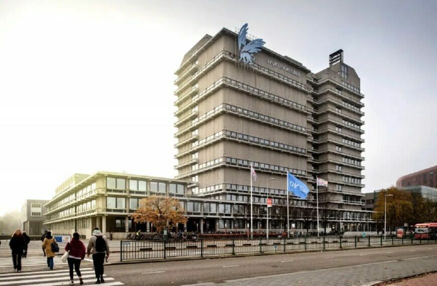 Masters scholarships for international students by Vrije Universiteit Amsterdam
